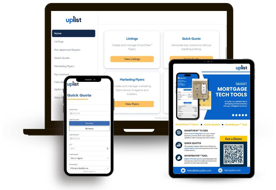 Uplist Press Release Screen Mockups